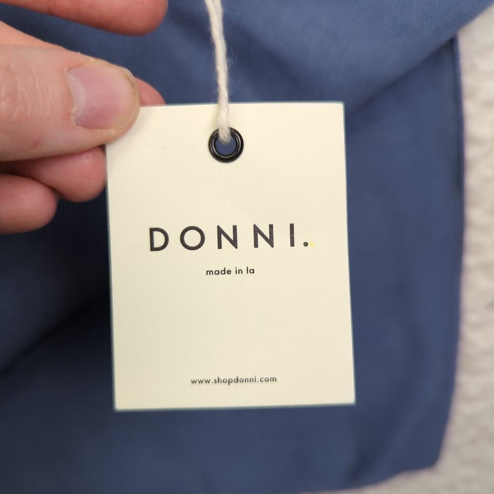 Donni Colorblock Blue‎ Oversized Wrap Scarf NEW - Picture 5 of 6